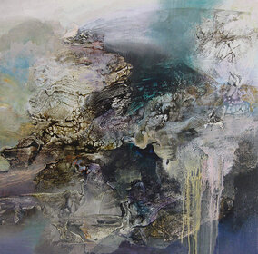 杨兴雅作品9  《玄》 100X100cm（2009）上海嫿收藏